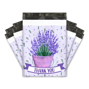 10x13 Lavender Poly Mailers Shipping Envelopes Premium Printed Bags