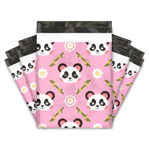 10x13 Pink Panda Designer Poly Mailers Shipping Envelopes Premium Printed Bags