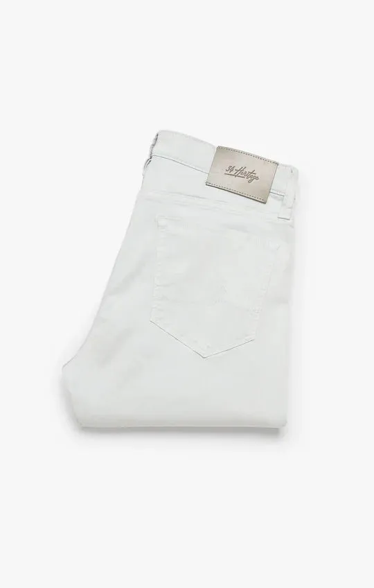 34 Heritage Charisma Relaxed Straight Leg Pants In Pearl Twill