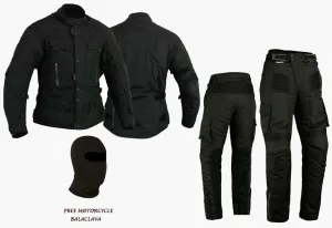 BGA Waterproof Textile 2PC Suit Black