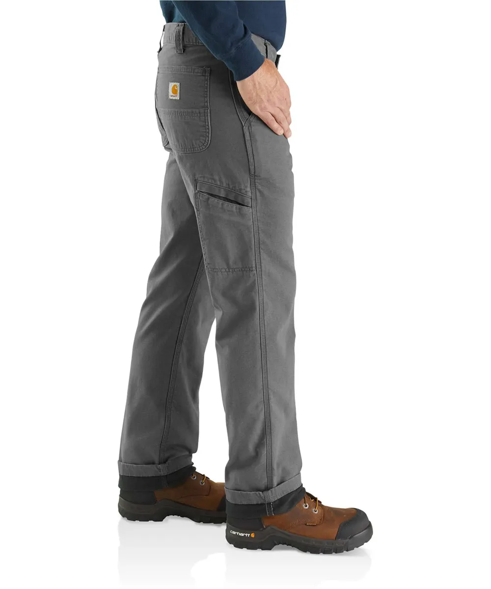 Carhartt Rugged Flex Rigby Dungaree Knit Lined Pant - Gravel