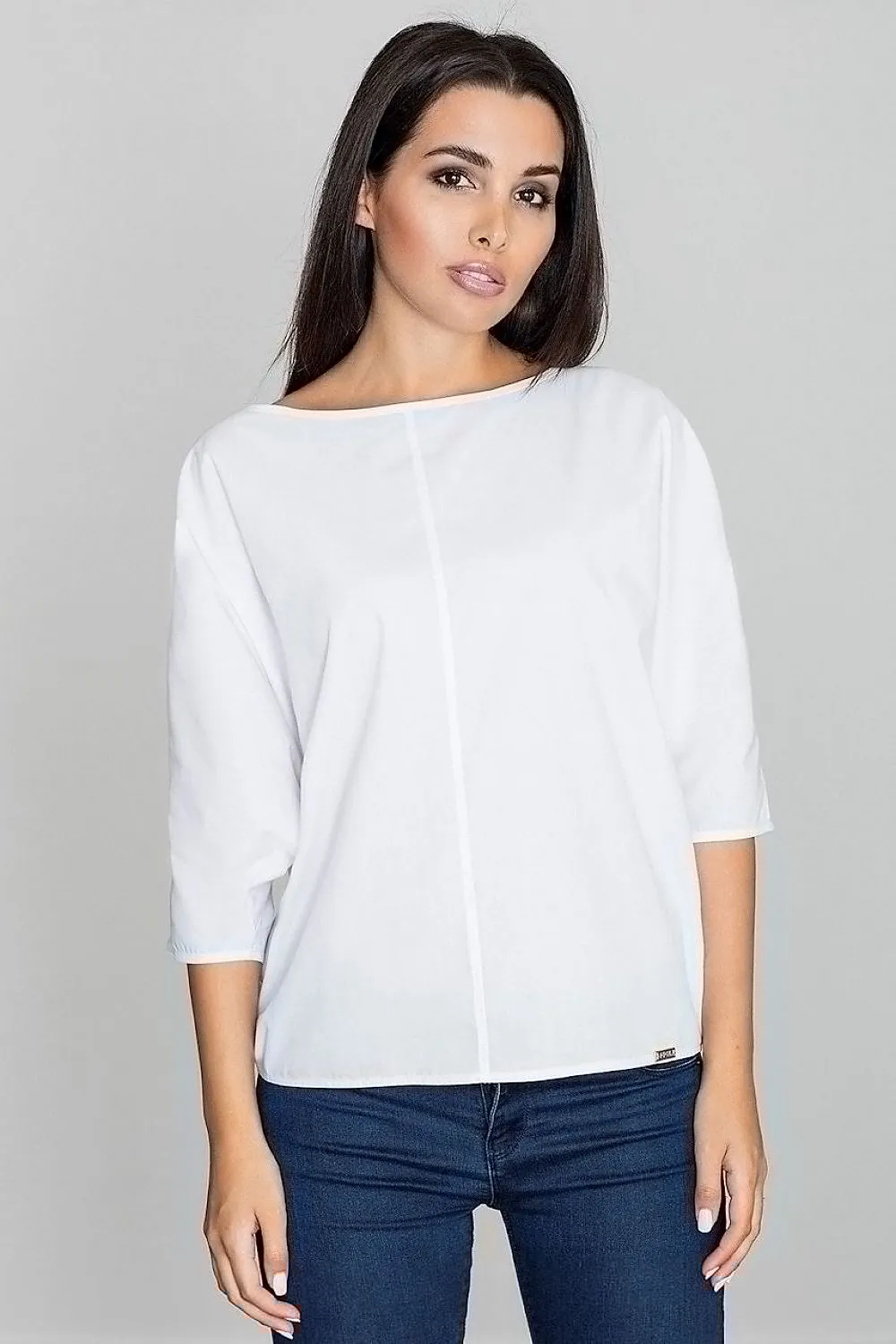 Chic Stitched Blouse by Figl