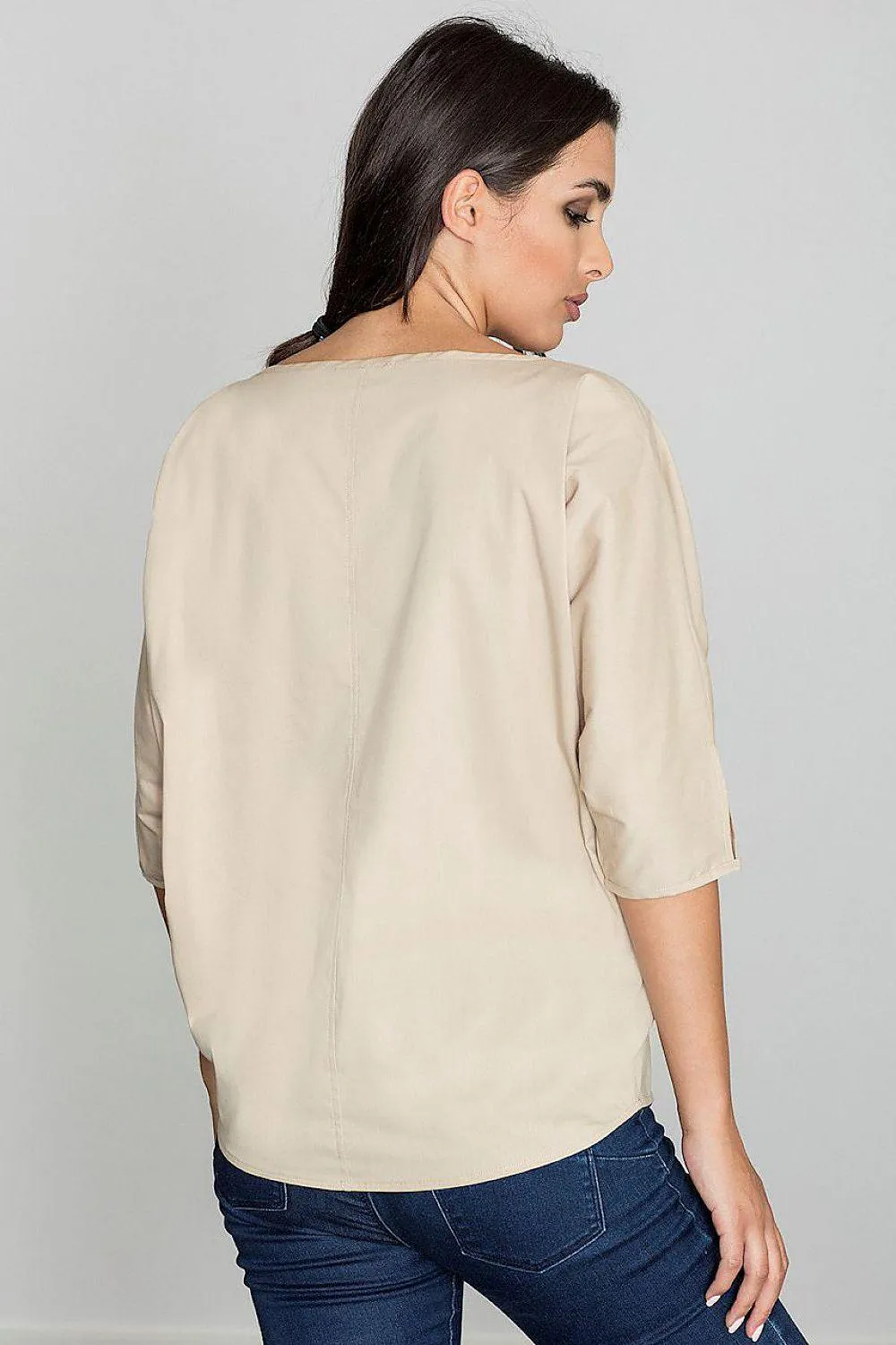 Chic Stitched Blouse by Figl