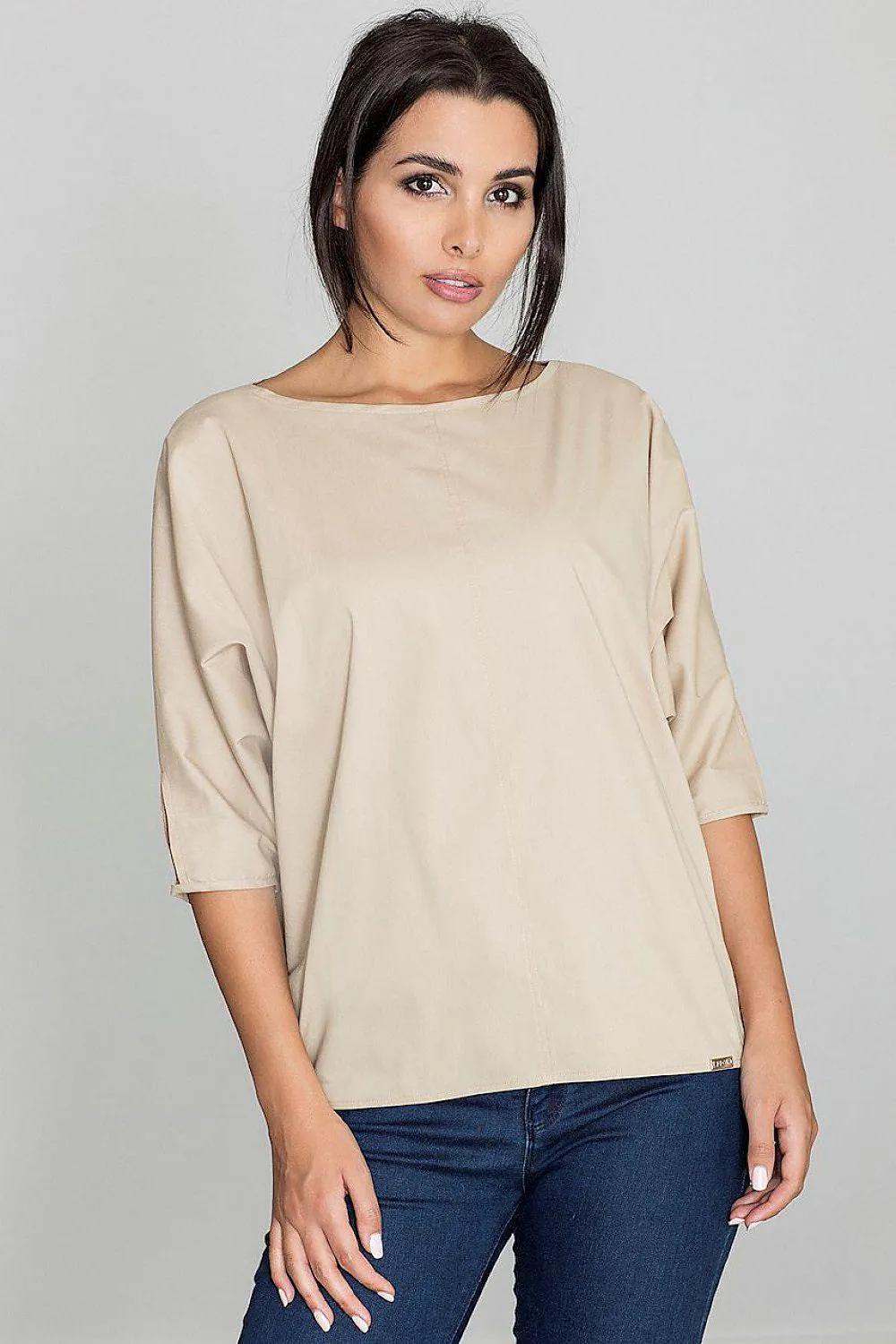 Chic Stitched Blouse by Figl