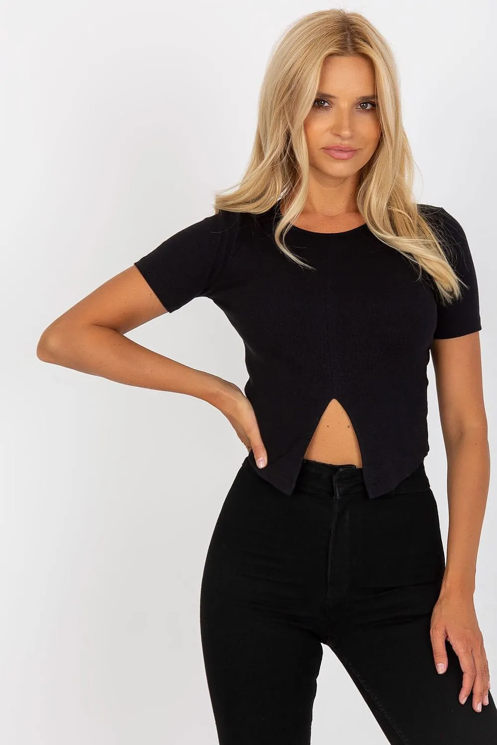 Chic Summer Slit Blouse