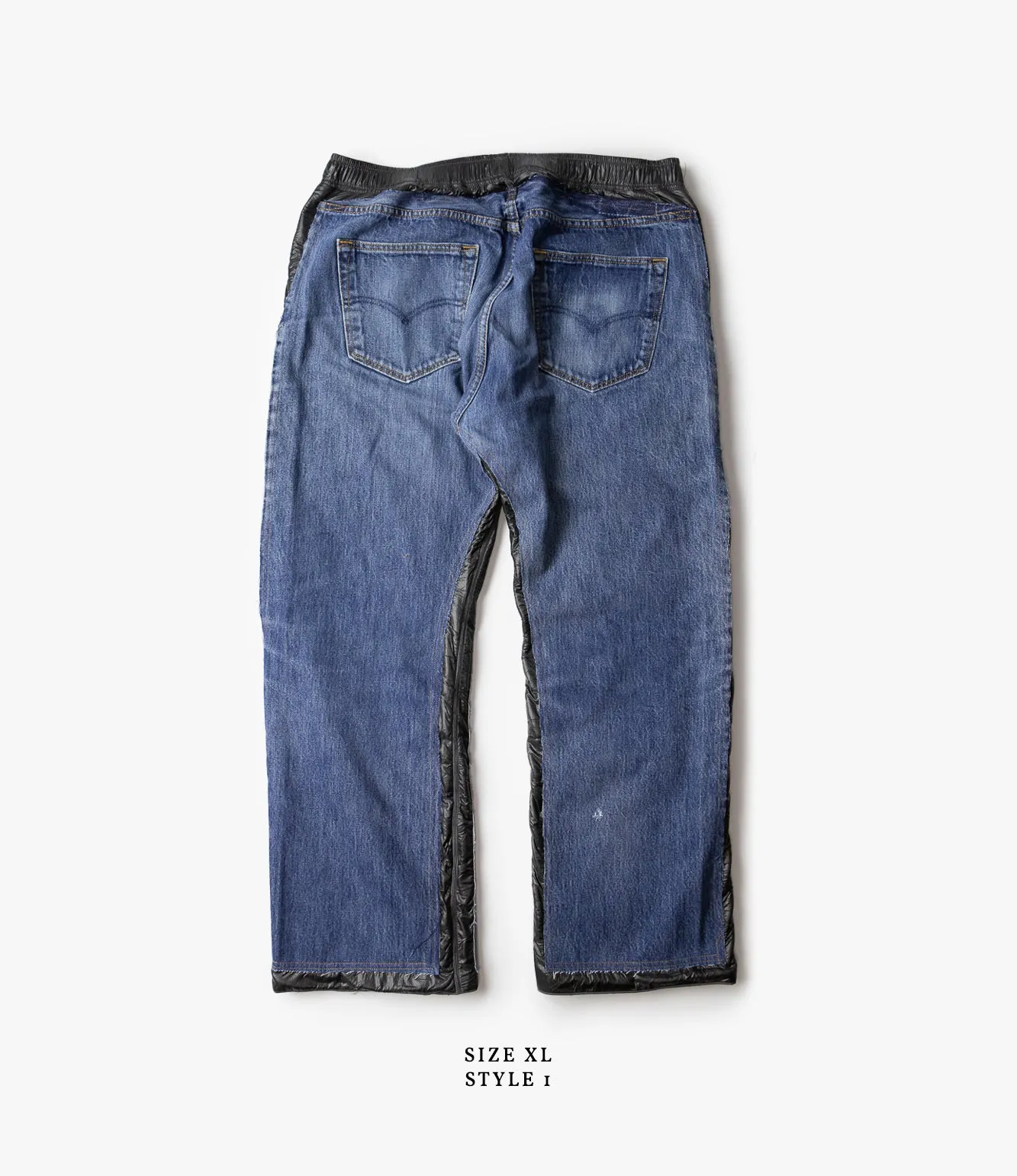 Covered Pant – Indigo Denim / Black Ripstop Nylon