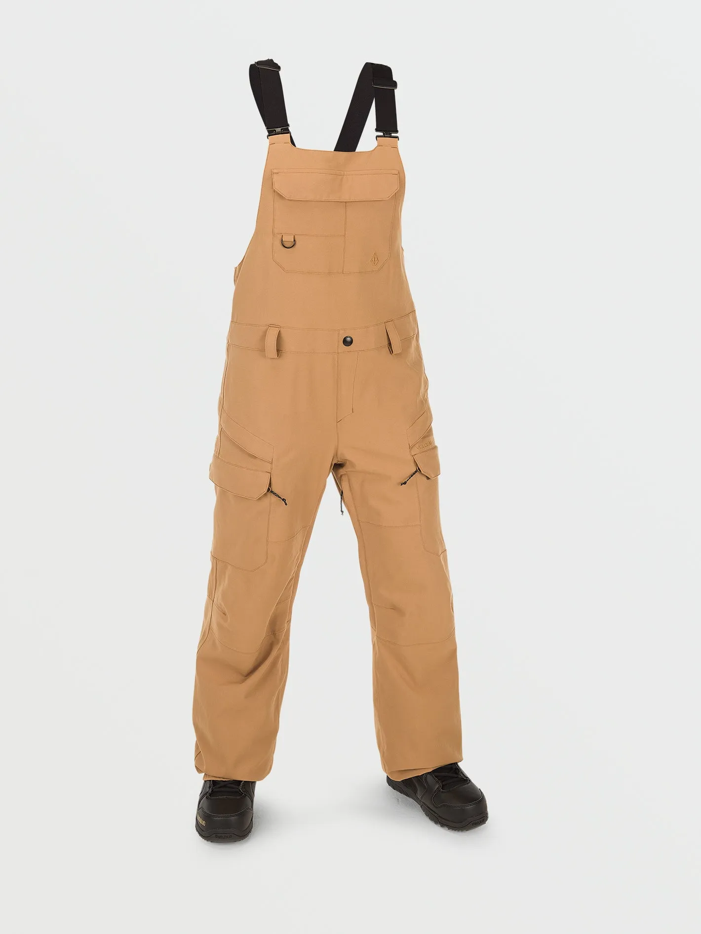 Creston 3D Stretch Bib Overall - Caramel