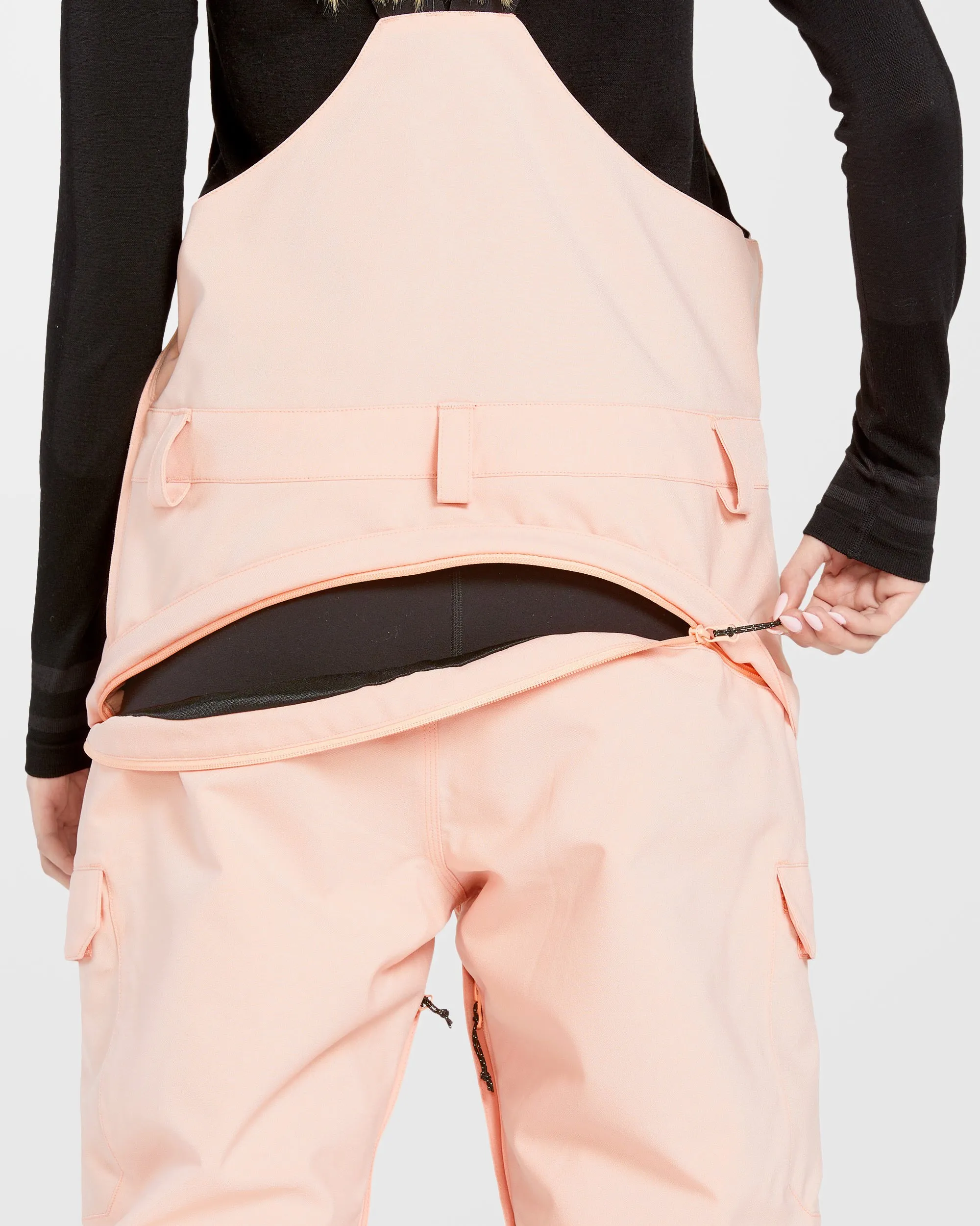 Creston 3D Stretch Bib Overall - Coral Haze