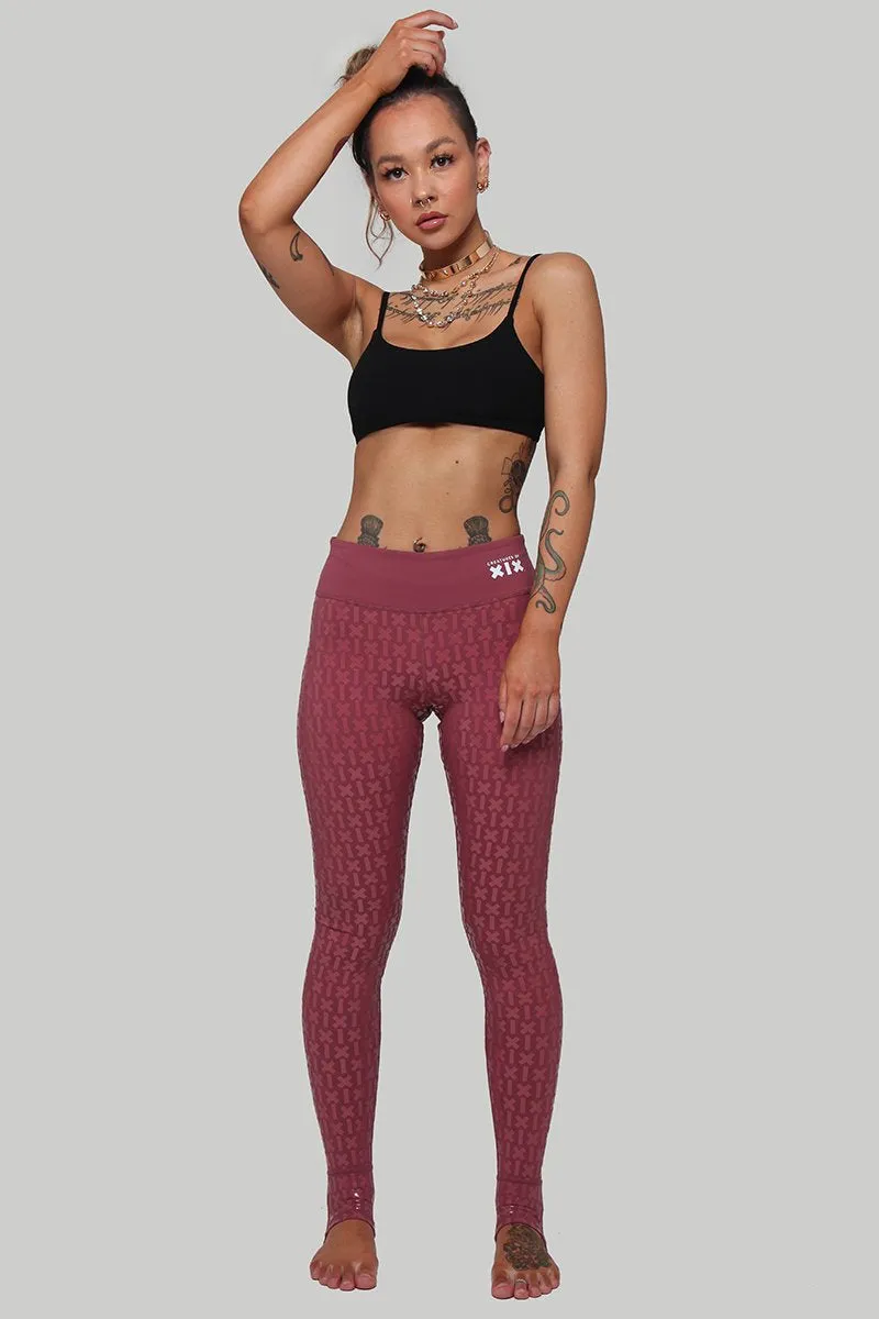 CXIX Gecko Grip Leggings - Mauve