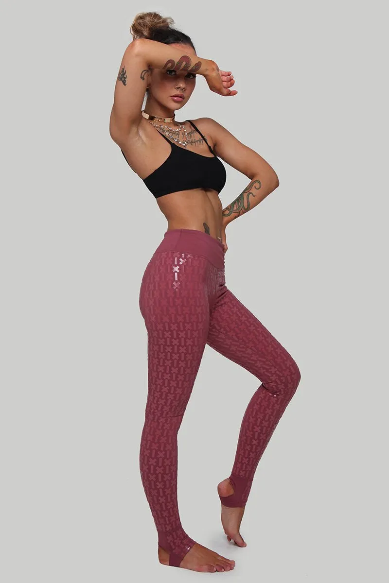 CXIX Gecko Grip Leggings - Mauve