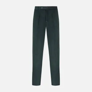 Dark Green Corduroy Edward Trousers