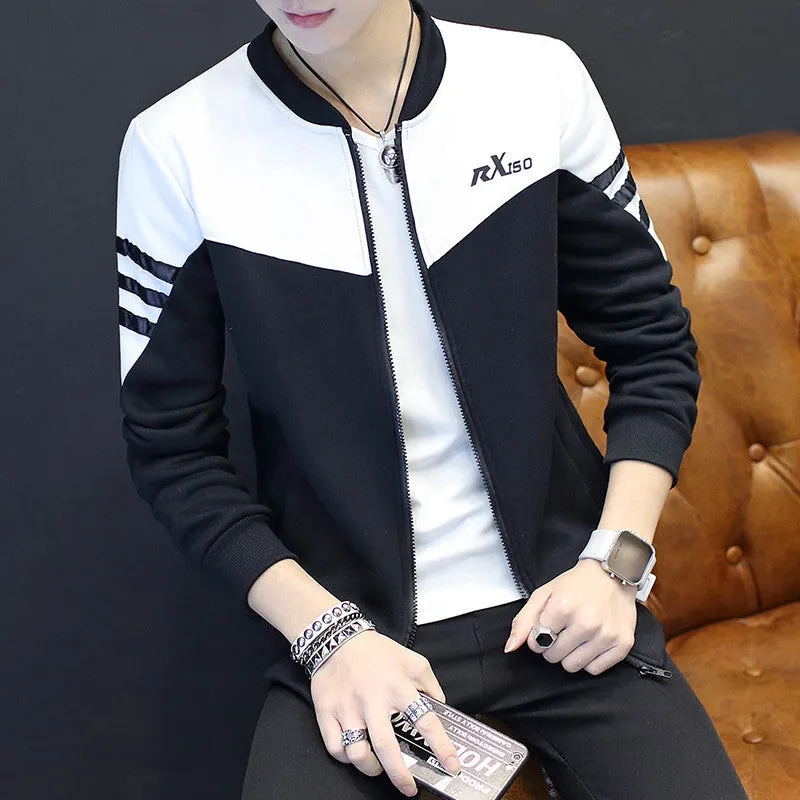 Four Seasons Men Trendy Youth Thin Korean Student Stylish Slimming  Jacket