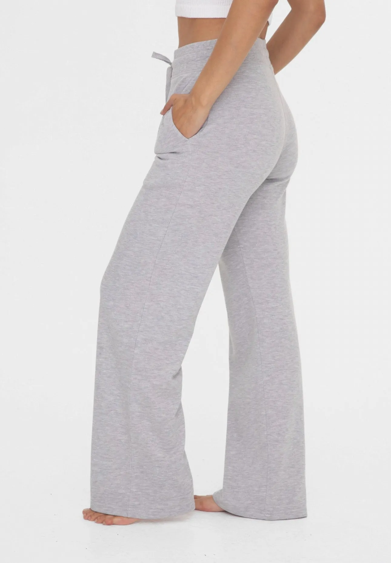 Heather Grey French Terry Sweat Pants