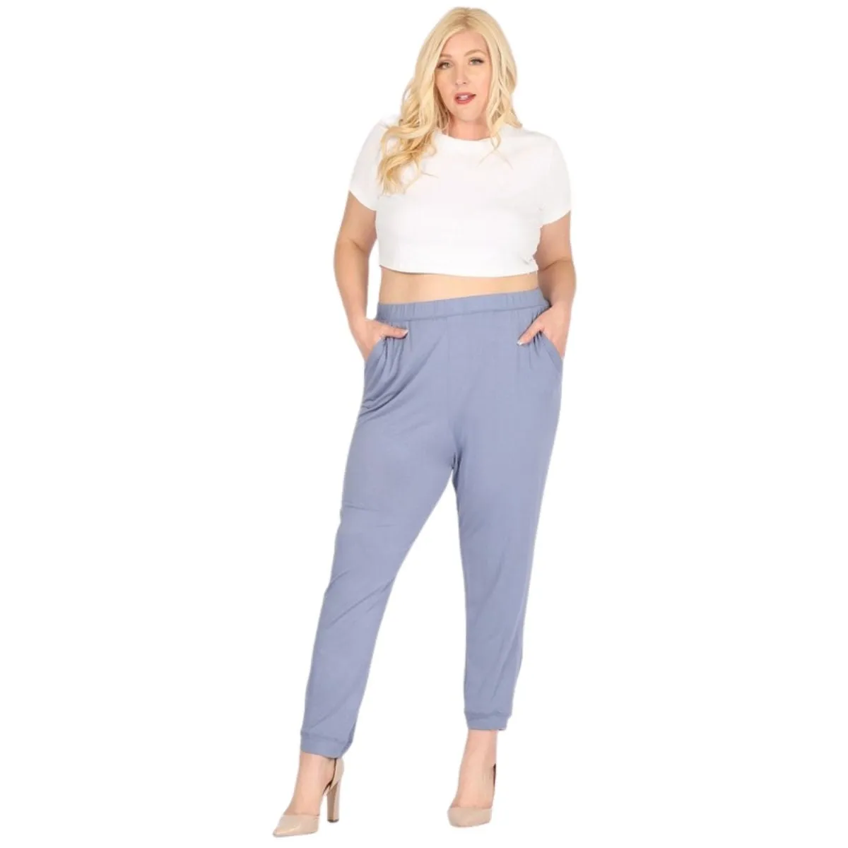 HIGH WAIST RELAXED FIT PANTS