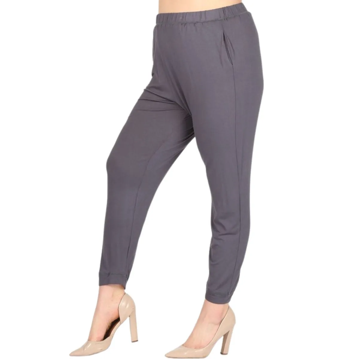 HIGH WAIST RELAXED FIT PANTS