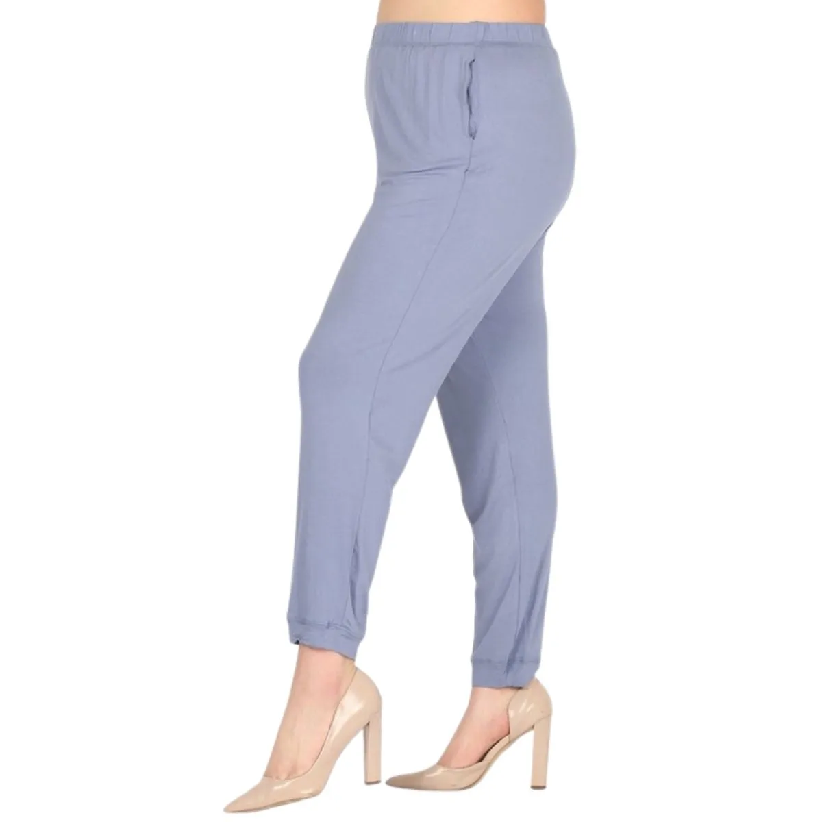 HIGH WAIST RELAXED FIT PANTS