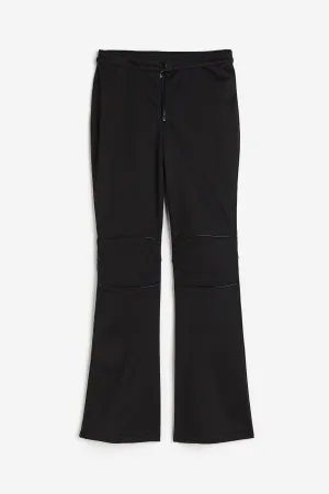 Insulated trousers H&M Water-repellent Flared Ski, black