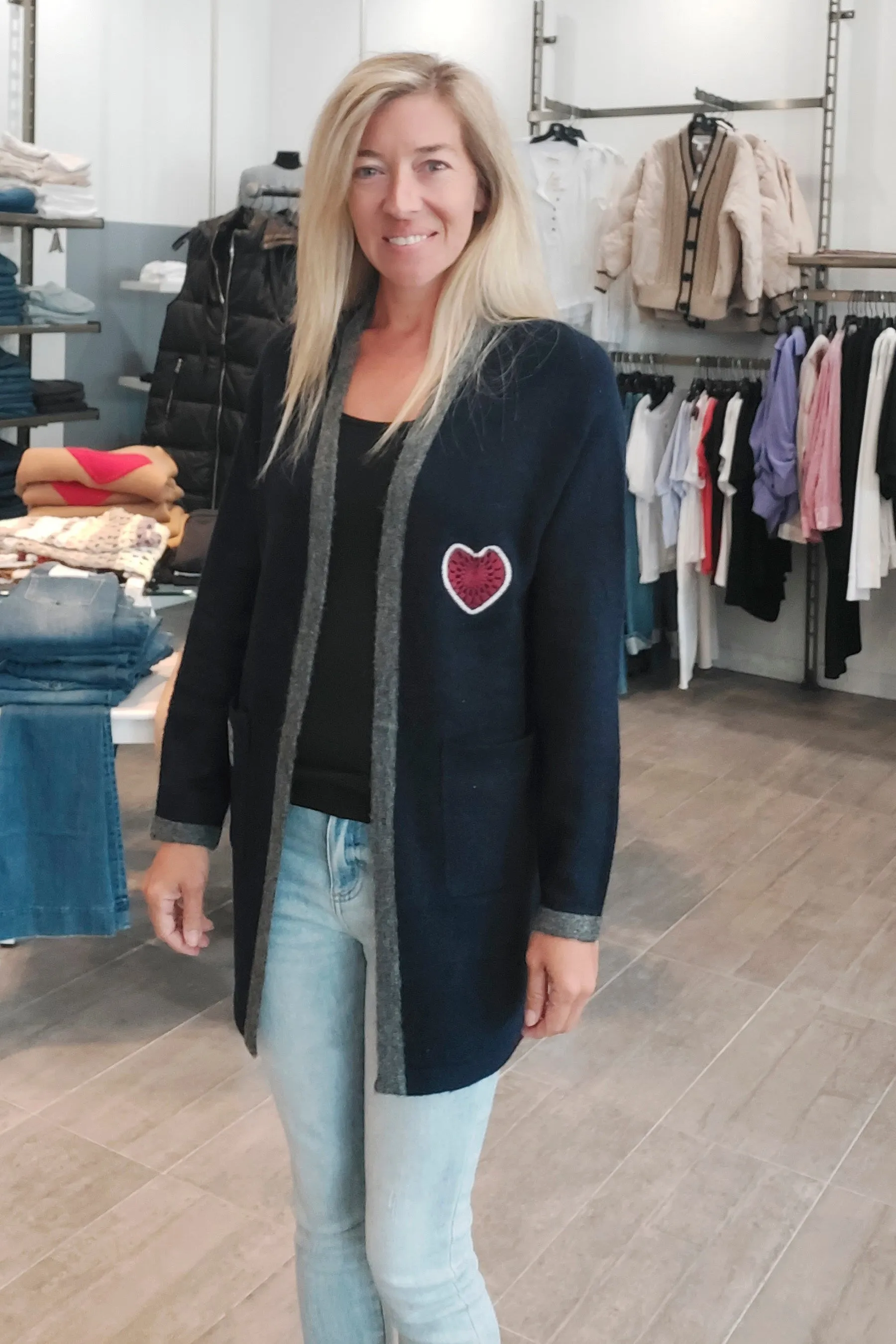 Just Madison Love Pocket Cardigan