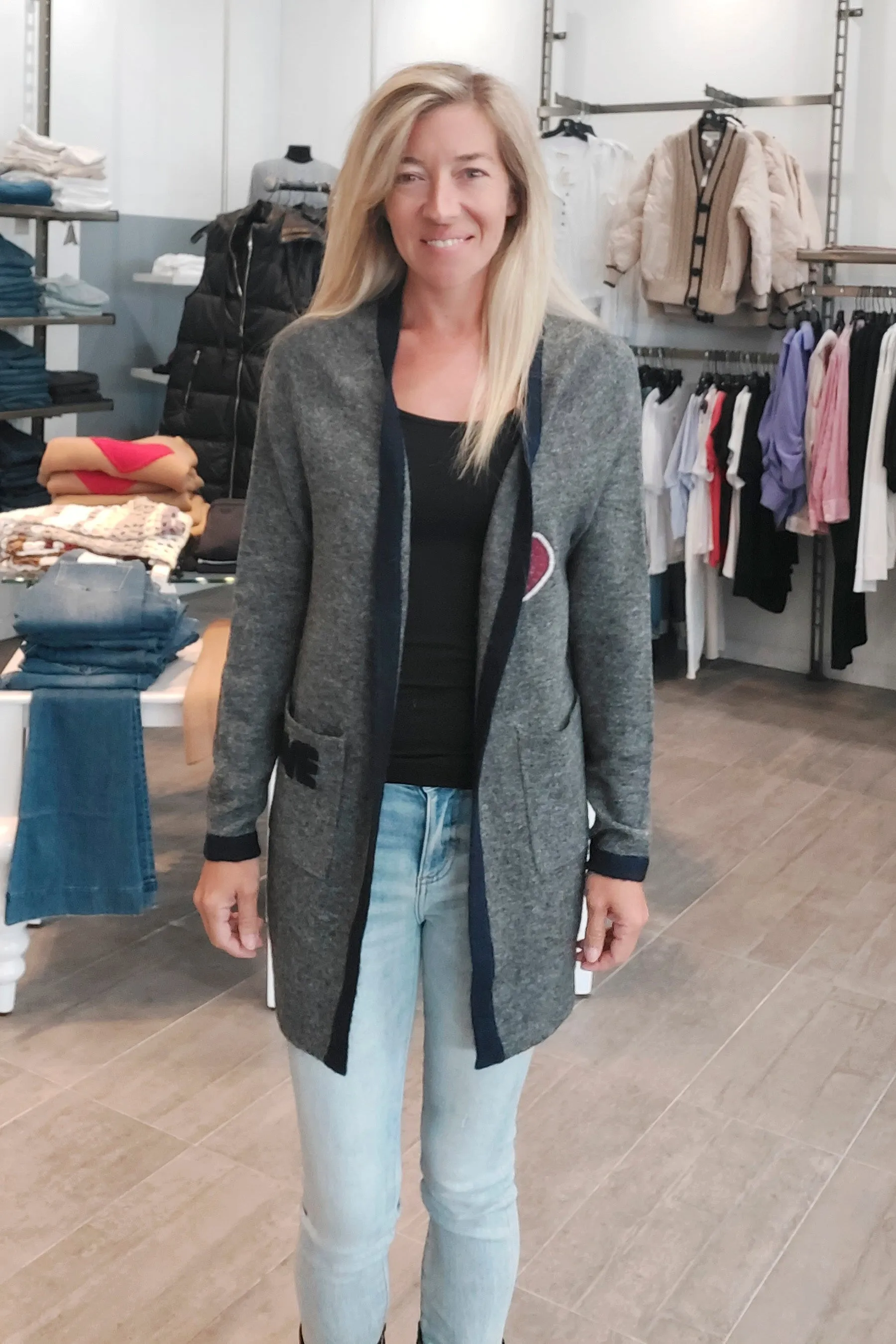 Just Madison Love Pocket Cardigan