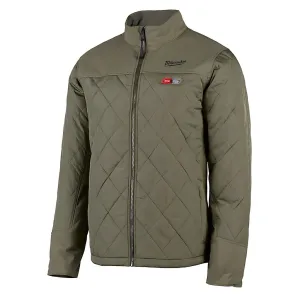 Optimized Olive Green M12™ Heated AXIS™ Jacket in Size 2X