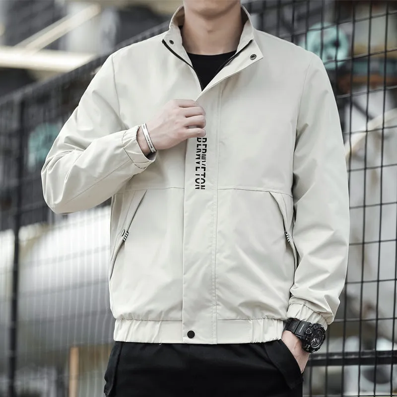 Men Casual Korean Trendy Stylish Street Style St Collar Jacket