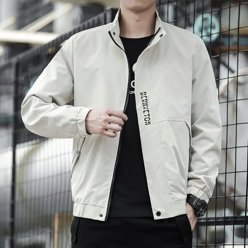 Men Casual Korean Trendy Stylish Street Style St Collar Jacket