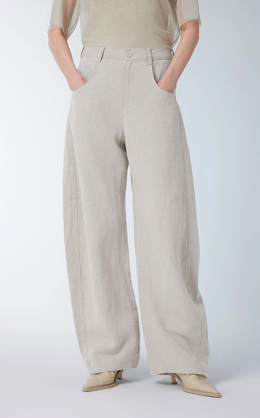 Pants / (ESG) JNBY Relaxed Linen Track  Pants