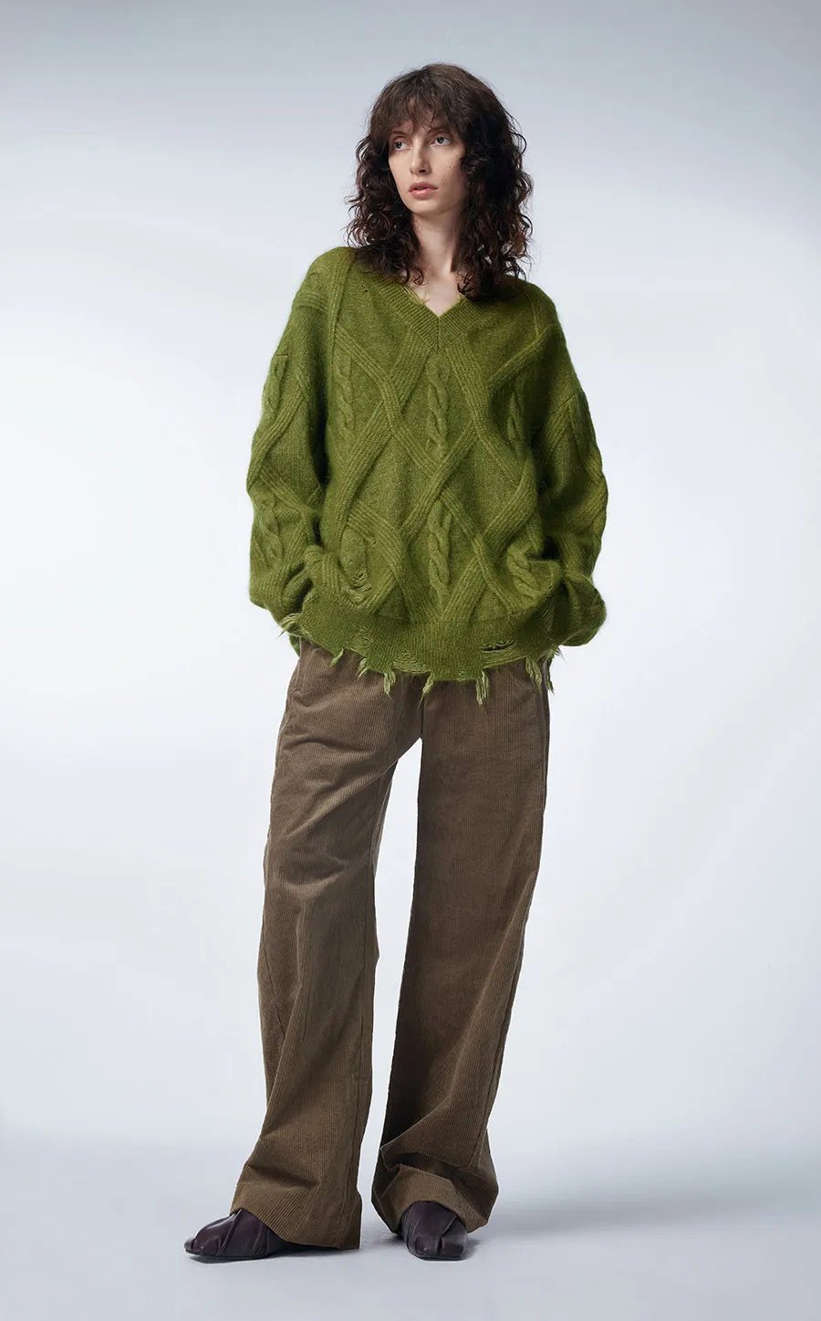 Pants / JNBY Relaxed Cotton Wide-leg Pants