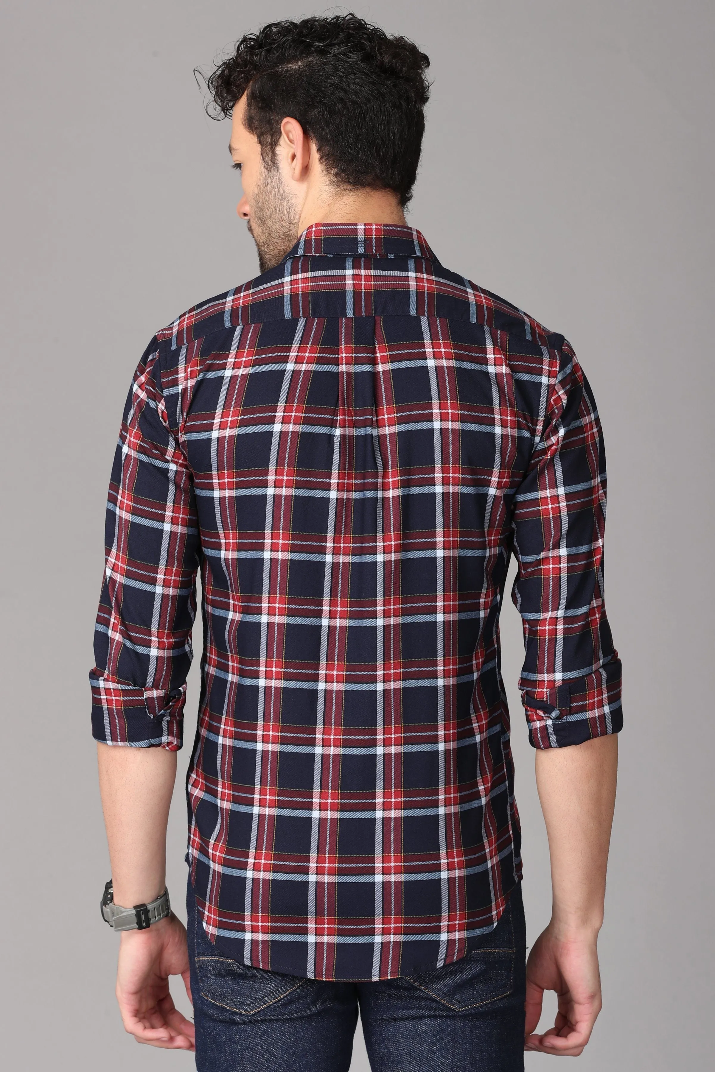 Red and Black Checks Shirt