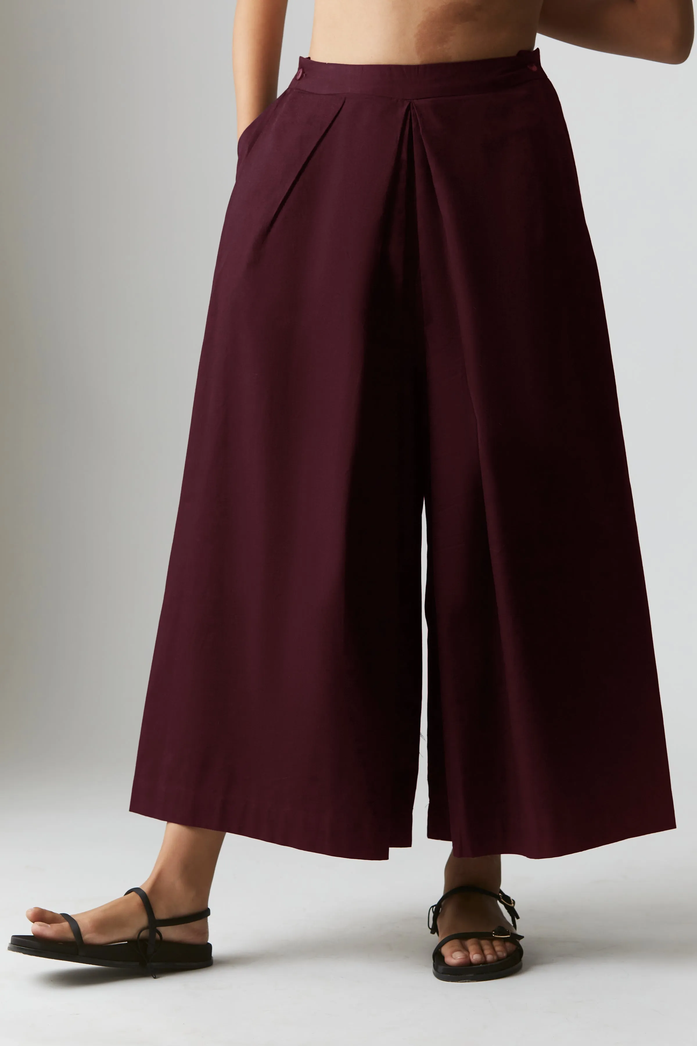 Relaxed Weekend Pants : Merlot