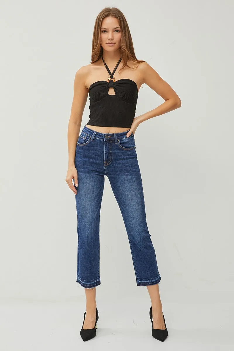 Risen Jeans - High Rise Relaxed Straight Jeans - RDP5579