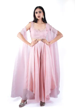 Rosebud Organza Cape