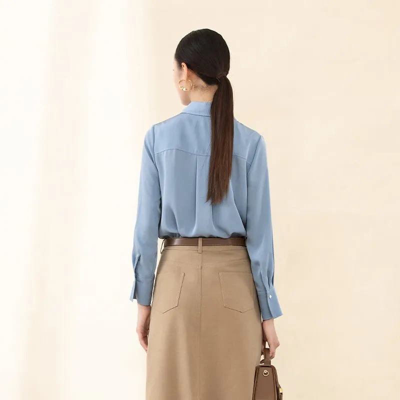 Sapphire Blouses with One Pocket