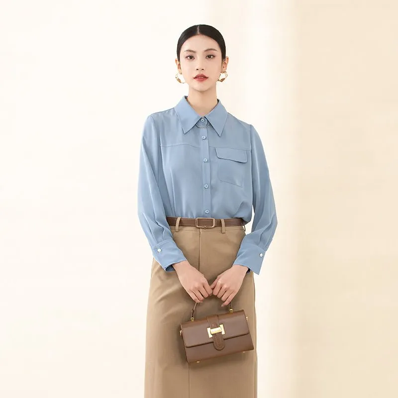 Sapphire Blouses with One Pocket