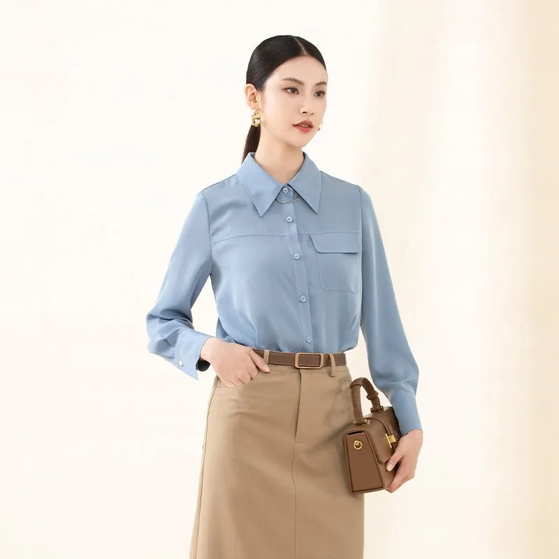 Sapphire Blouses with One Pocket