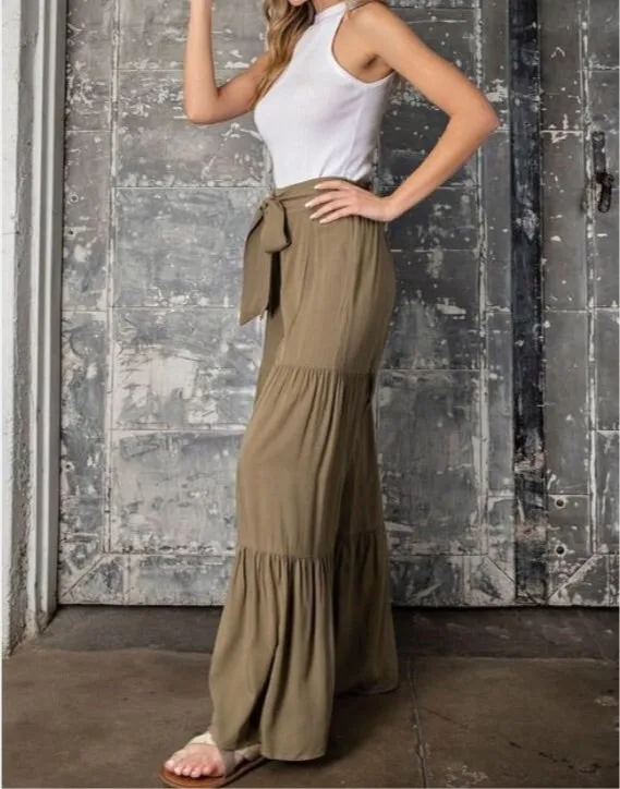 TWIN RELAXED FIT HIGH WAIST PANTS